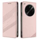 For OPPO Find X8 Ultra Embossed Multi-functional Wallet Retro Leather Phone Case(Pink) - 2