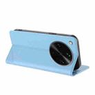 For OPPO Find X8 Ultra Embossed Multi-functional Wallet Retro Leather Phone Case(Light Blue) - 3