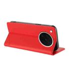 For OPPO Find X8s Embossed Multi-functional Wallet Retro Leather Phone Case(Red) - 3