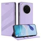 For OPPO Find X8s Embossed Multi-functional Wallet Retro Leather Phone Case(Light Purple) - 1