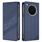 For OPPO Find X8s Embossed Multi-functional Wallet Retro Leather Phone Case(Dark Blue) - 2