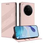 For OPPO Find X8s+ Embossed Multi-functional Wallet Retro Leather Phone Case(Pink) - 1