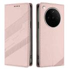 For OPPO Find X8s+ Embossed Multi-functional Wallet Retro Leather Phone Case(Pink) - 2