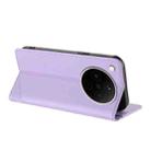 For OPPO Find X8s+ Embossed Multi-functional Wallet Retro Leather Phone Case(Light Purple) - 3
