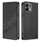 For OPPO K13 5G Embossed Multi-functional Wallet Retro Leather Phone Case(Black) - 2