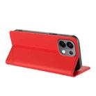 For OPPO K13 5G Embossed Multi-functional Wallet Retro Leather Phone Case(Red) - 3