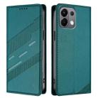 For OPPO K13 5G Embossed Multi-functional Wallet Retro Leather Phone Case(Dark Green) - 2
