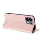 For OPPO K13 5G Embossed Multi-functional Wallet Retro Leather Phone Case(Pink) - 3
