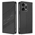 For OPPO Reno14 Pro Global Embossed Multi-functional Wallet Retro Leather Phone Case(Black) - 2