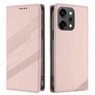 For OPPO Reno14 Pro Global Embossed Multi-functional Wallet Retro Leather Phone Case(Pink) - 2