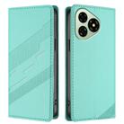 For Ulefone Note 19 Embossed Multi-functional Wallet Retro Leather Phone Case(Mint Green) - 2