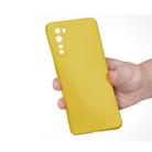 For OnePlus Nord Solid Color Liquid Silicone Dropproof Full Coverage Protective Case(Yellow) - 2