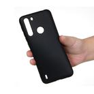 For Motorola Moto One Fusion Solid Color Liquid Silicone Dropproof Full Coverage Protective Case(Black) - 2