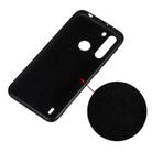 For Motorola Moto One Fusion Solid Color Liquid Silicone Dropproof Full Coverage Protective Case(Black) - 3