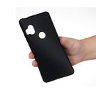 For Motorola Moto One Hyper Solid Color Liquid Silicone Dropproof Full Coverage Protective Case(Black) - 2