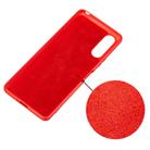 For Sony Xperia 10 II Solid Color Liquid Silicone Dropproof Full Coverage Protective Case(Red) - 3