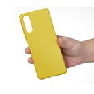 For Sony Xperia 10 II Solid Color Liquid Silicone Dropproof Full Coverage Protective Case(Yellow) - 2