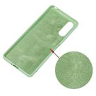 For Sony Xperia 10 II Solid Color Liquid Silicone Dropproof Full Coverage Protective Case(Green) - 3