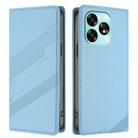 For Umidigi A15 Embossed Multi-functional Wallet Retro Leather Phone Case(Light Blue) - 2