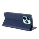 For Umidigi A15 Embossed Multi-functional Wallet Retro Leather Phone Case(Dark Blue) - 3