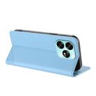 For Umidigi A15C Embossed Multi-functional Wallet Retro Leather Phone Case(Light Blue) - 3