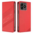 For Umidigi G5 Embossed Multi-functional Wallet Retro Leather Phone Case(Red) - 2