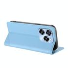 For Oukitel C50 Embossed Multi-functional Wallet Retro Leather Phone Case(Light Blue) - 3