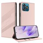 For Oukitel C53 Embossed Multi-functional Wallet Retro Leather Phone Case(Pink) - 1