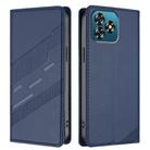For Oukitel C53 Embossed Multi-functional Wallet Retro Leather Phone Case(Dark Blue) - 2