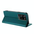For Oukitel WP50 5G Embossed Multi-functional Wallet Retro Leather Phone Case(Dark Green) - 3