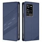 For Oukitel WP50 5G Embossed Multi-functional Wallet Retro Leather Phone Case(Dark Blue) - 2