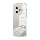 For vivo Y300i Transparent Plating Fine Hole Phone Case(Transparent) - 1