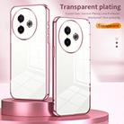 For vivo Y300i Transparent Plating Fine Hole Phone Case(Transparent) - 2