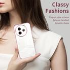 For vivo Y300i Transparent Plating Fine Hole Phone Case(Silver) - 3