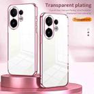 For vivo S30 Transparent Plating Fine Hole Phone Case(Purple) - 3