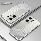 For vivo S30 Transparent Plating Fine Hole Phone Case(Transparent) - 2