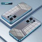 For vivo S30 Pro mini Transparent Plating Fine Hole Phone Case(Blue) - 2