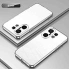 For vivo S30 Pro mini Transparent Plating Fine Hole Phone Case(Silver) - 2