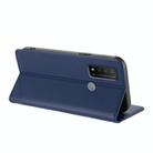 For TCL 20 R 5G Embossed Multi-functional Wallet Retro Leather Phone Case(Dark Blue) - 3