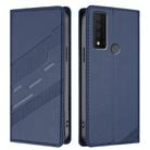 For TCL 30 XE 5G Embossed Multi-functional Wallet Retro Leather Phone Case(Dark Blue) - 2