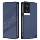 For TCL 40 NxtPaper 4G Embossed Multi-functional Wallet Retro Leather Phone Case(Dark Blue) - 2