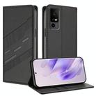 For TCL 40 R 5G Embossed Multi-functional Wallet Retro Leather Phone Case(Black) - 1