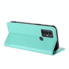 For TCL 305 / 306 / 30 SE Embossed Multi-functional Wallet Retro Leather Phone Case(Mint Green) - 3