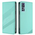 For TCL 30 5G / 30+ / 30 Embossed Multi-functional Wallet Retro Leather Phone Case(Mint Green) - 2