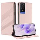 For TCL 505 Embossed Multi-functional Wallet Retro Leather Phone Case(Pink) - 1