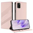 For TCL A3X Embossed Multi-functional Wallet Retro Leather Phone Case(Pink) - 1