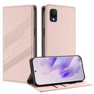 For TCL ION Z Embossed Multi-functional Wallet Retro Leather Phone Case(Pink) - 1