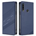 For TCL L10 Pro Embossed Multi-functional Wallet Retro Leather Phone Case(Dark Blue) - 2