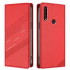For TCL T9 Embossed Multi-functional Wallet Retro Leather Phone Case(Red) - 2
