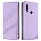 For TCL T9 Embossed Multi-functional Wallet Retro Leather Phone Case(Light Purple) - 2